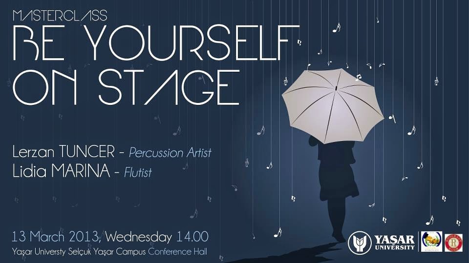 Be yourself on stage